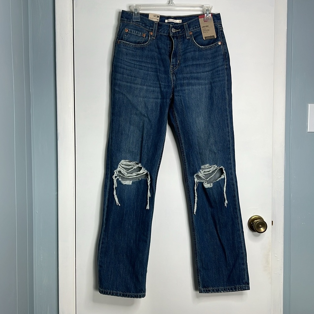 Levis Low-Pro mid rise Distressed Women's Jeans